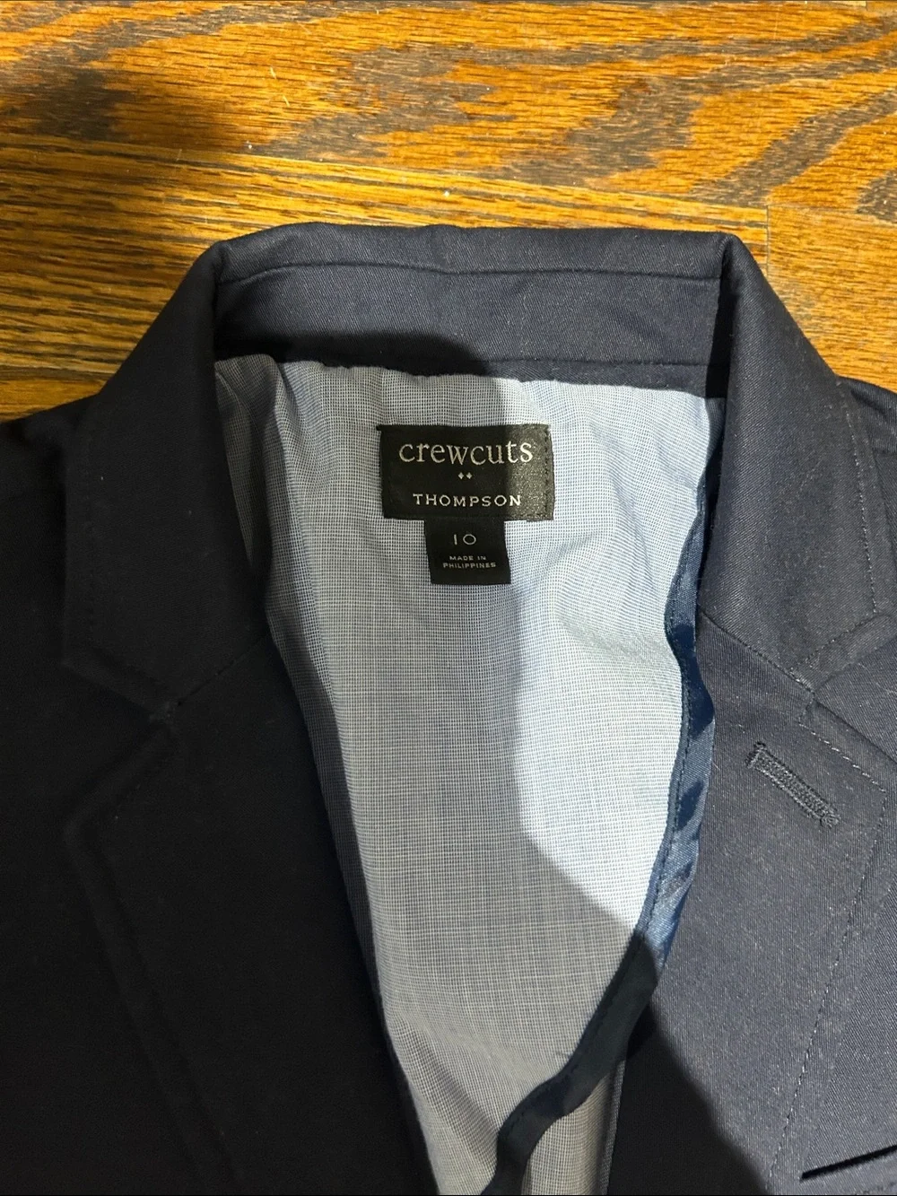 Crewcuts Navy Single-Button Sport Coat Blazer